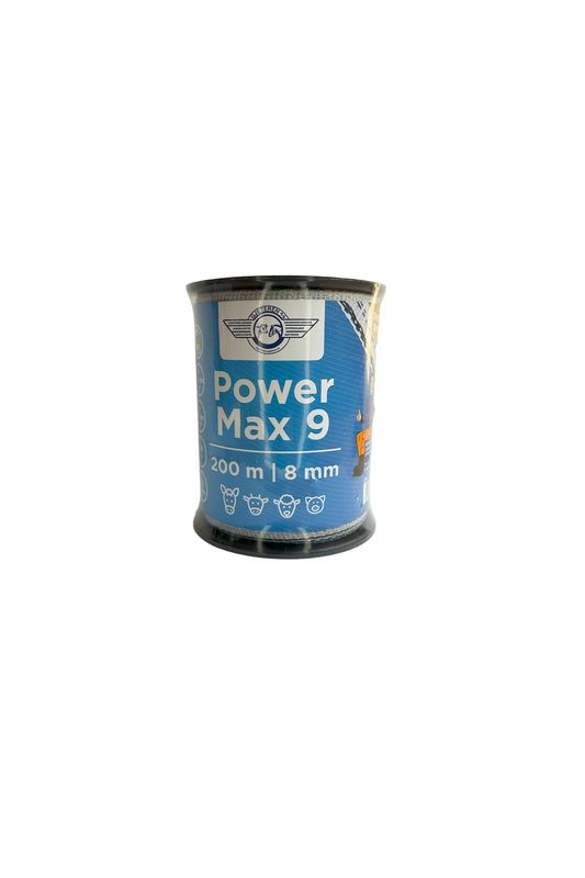 Powermax 9 leder 8mm 200M Premium bånd