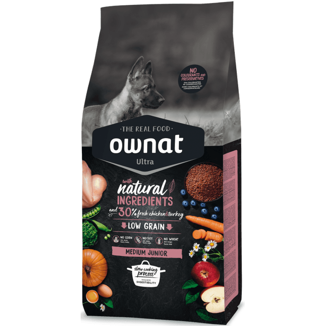Hovedbilde Ownat Ultra Medium Junior 14 KG