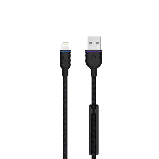 Hovedbilde Unisynk MFI/iPhone kabel 1.2m SORT