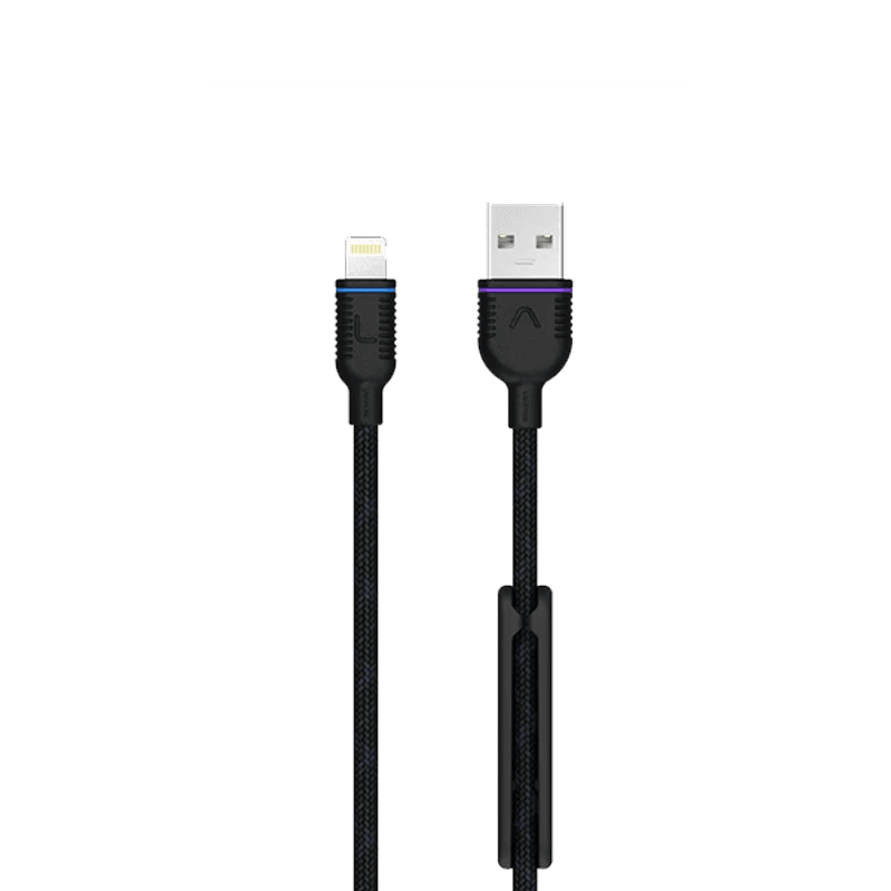Unisynk MFI/iPhone kabel 1.2m SORT