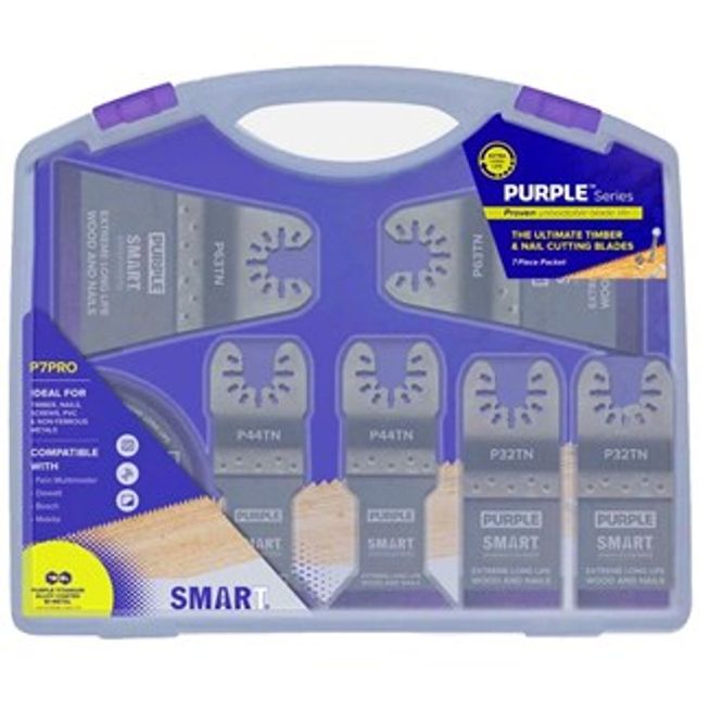 Hovedbilde Smart Purple 7 bladers sett 