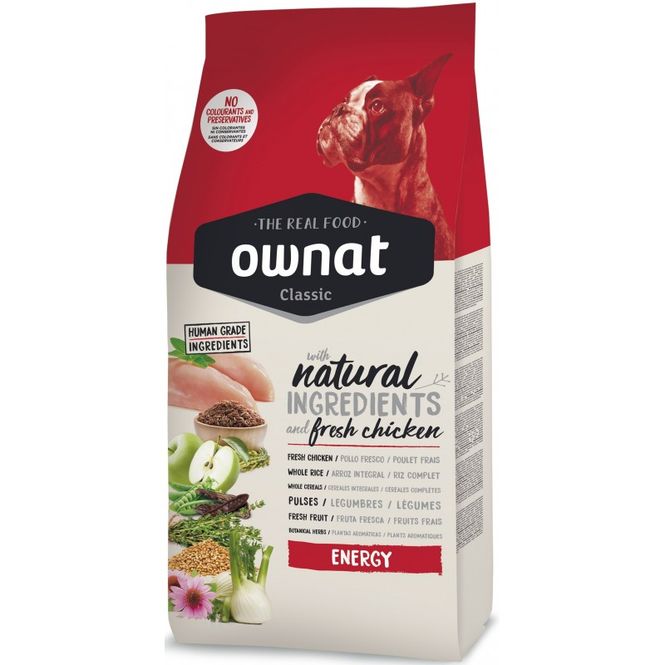 Hovedbilde Ownat Classic Energy hundefor 4kg