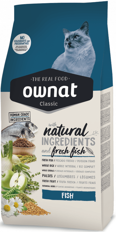 Kattemat Ownat Classic Fisk 4kg
