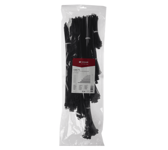 Hovedbilde Strips assortert svart nylon pakke 300 Kramp