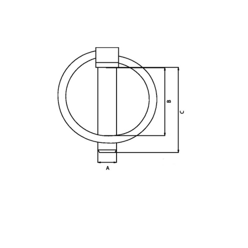 Ørepinne Splint 10,0 x 50 mm 