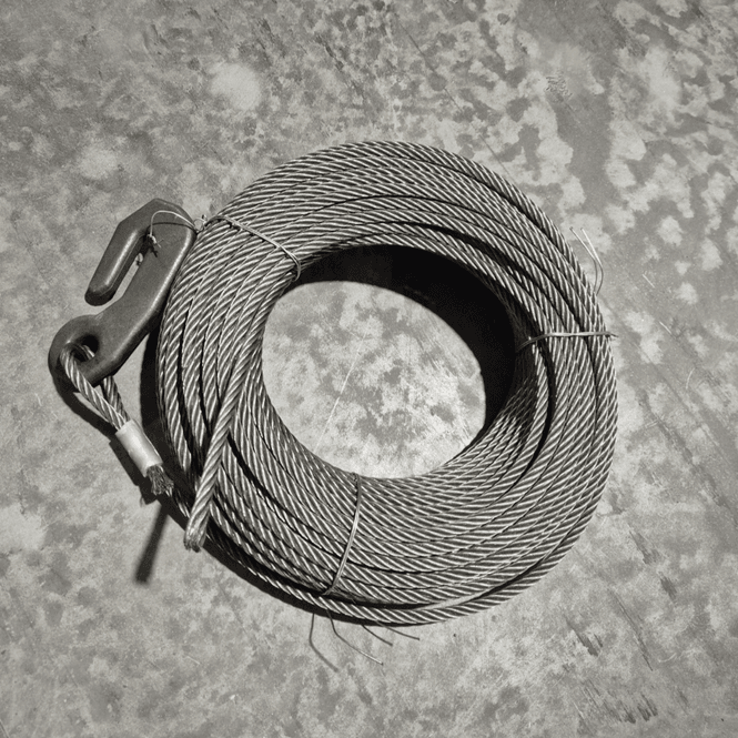 Hovedbilde Stålvaier 10mm 50Meter m/Krok