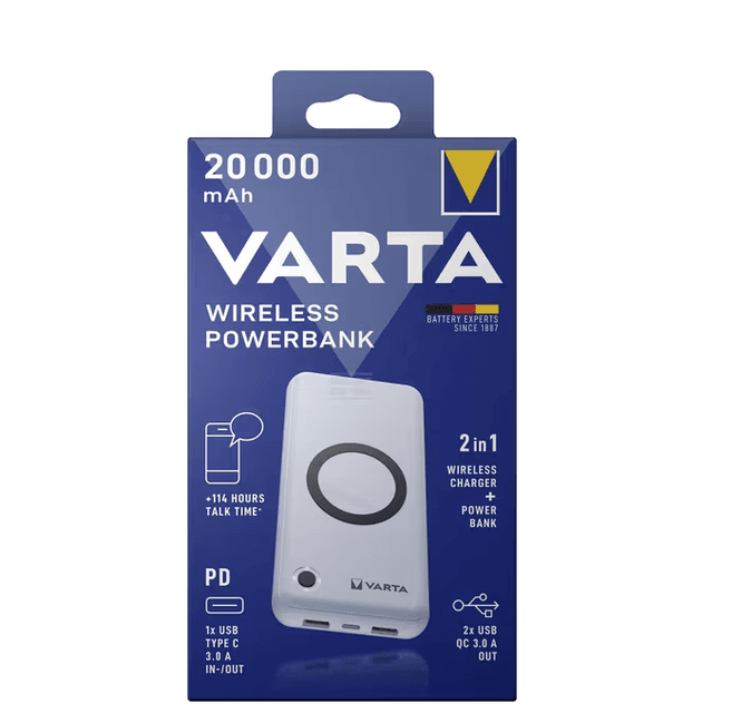 Hovedbilde Trådløs Powerbank 20000 